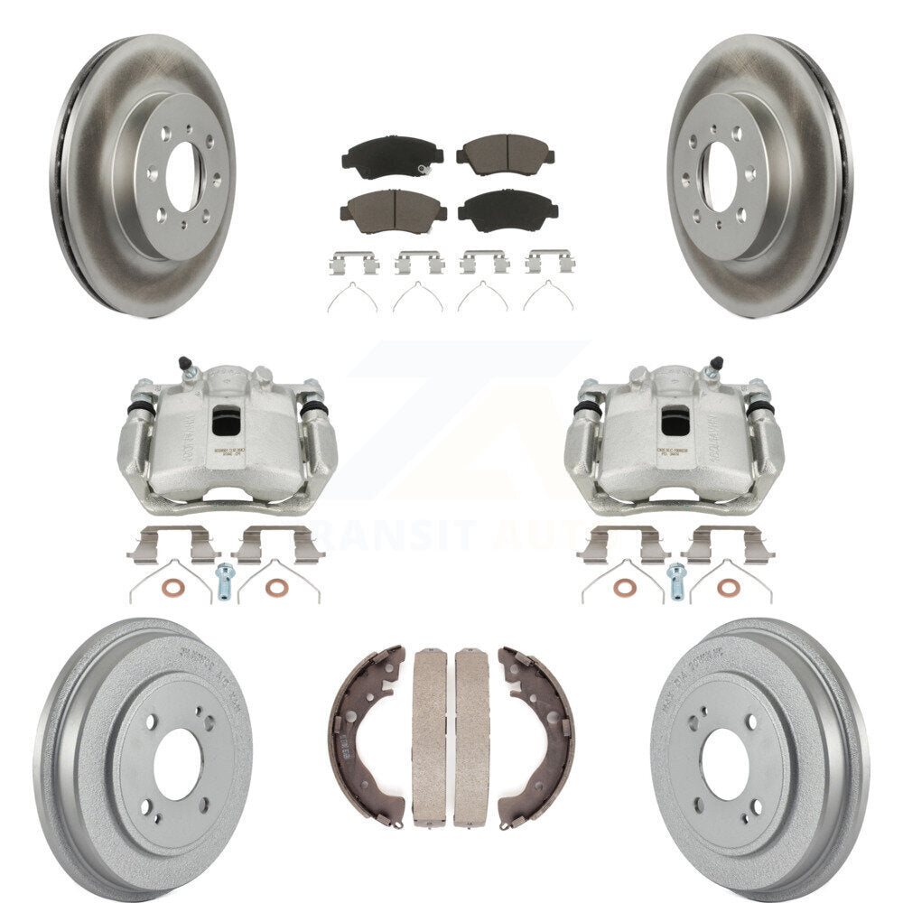 Transit Auto KCG-100397C Disc Brake Kit for 2009-2013 Honda Fit - Front and Rear product image