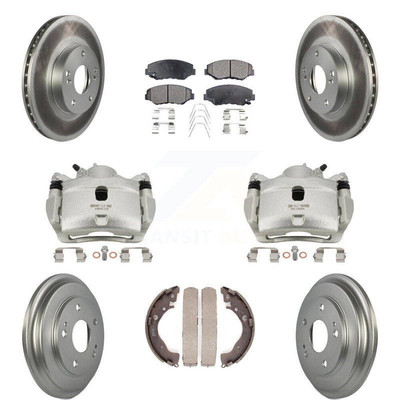 Transit Auto KCG-100397P Disc Brake Kit for 2014-2015 Honda Civic - Front and Rear product image