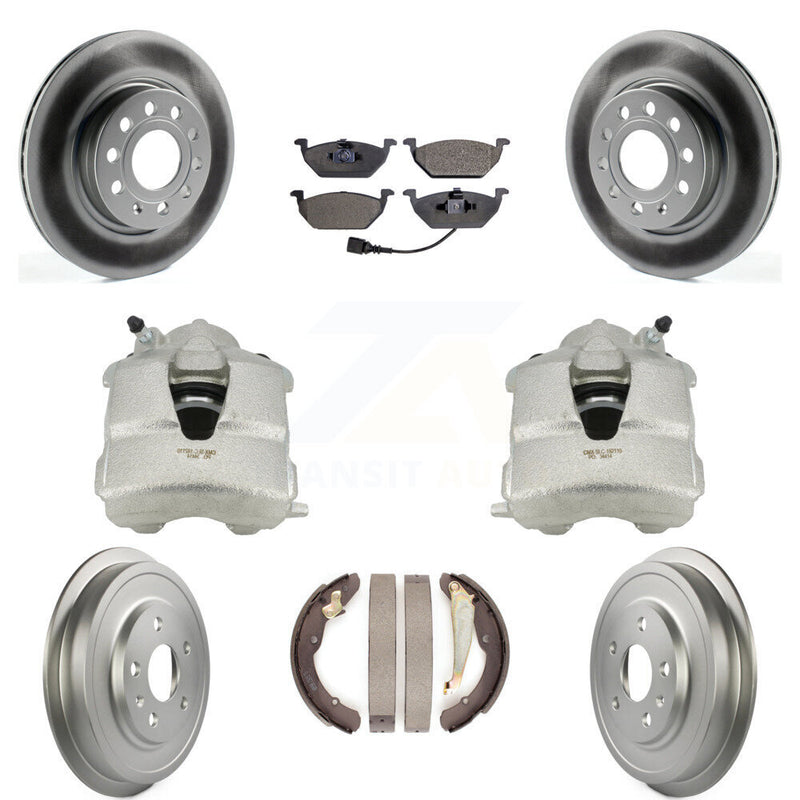 Transit Auto KCG-100397T Disc Brake Kit for 2011-2012 Volkswagen Jetta - Front and Rear product image