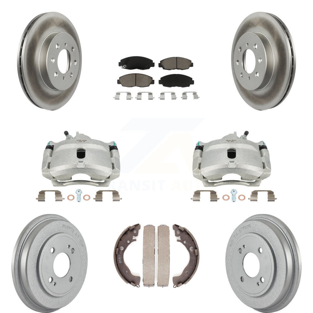 Transit Auto KCG-100398C Disc Brake Kit for 2010-2014 Honda Insight - Front and Rear product image