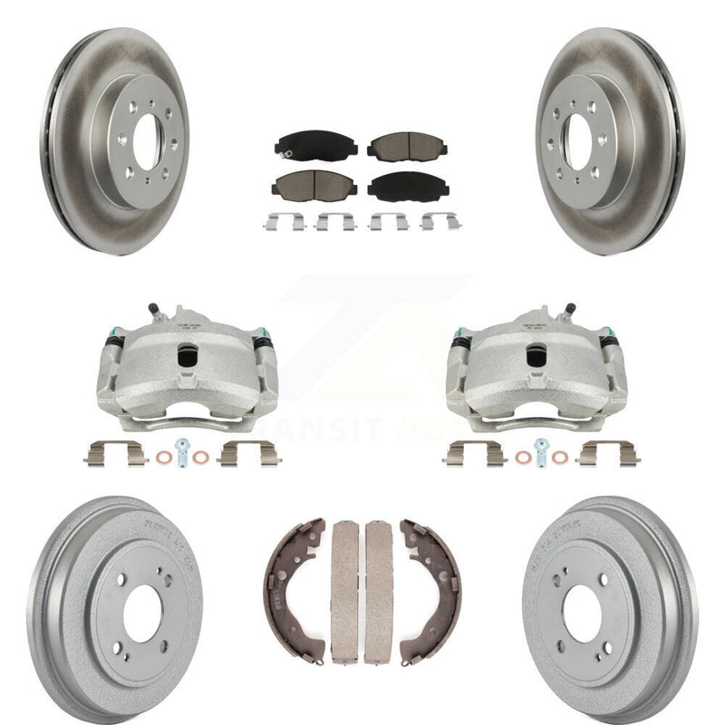 Transit Auto KCG-100398C Disc Brake Kit for 2010-2014 Honda Insight - Front and Rear product image
