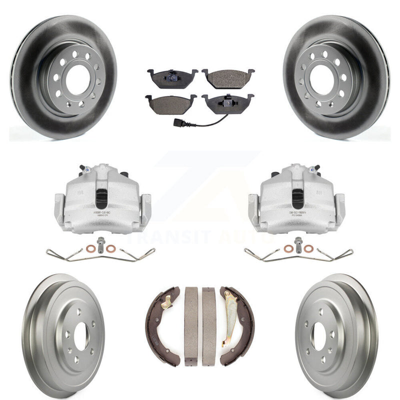 Transit Auto KCG-100399T Disc Brake Kit for 2011-2012 Volkswagen Jetta - Front and Rear product image