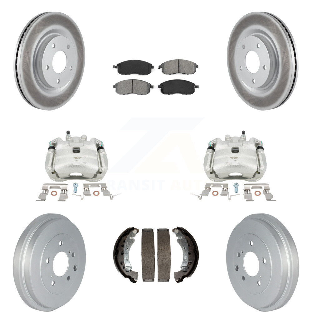 Transit Auto KCG-100400S Disc Brake Kit for 2017-2019 Nissan Sentra - Front and Rear product image