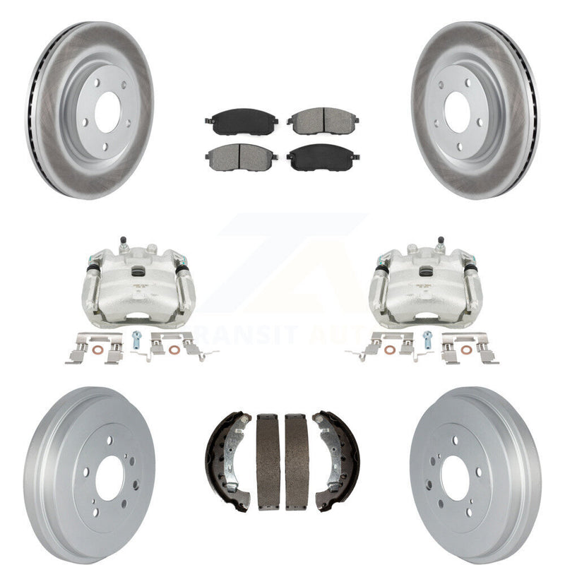 Transit Auto KCG-100400S Disc Brake Kit for 2017-2019 Nissan Sentra - Front and Rear product image