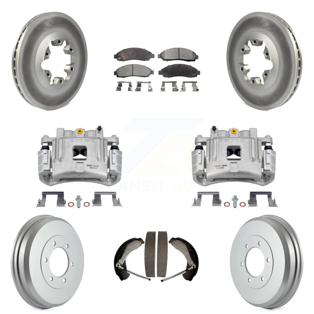 Transit Auto KCG-100400T Disc Brake Kit for 2004-2008 Isuzu i-290, Isuzu i-370, Isuzu i-280 & more - Front and Rear product image