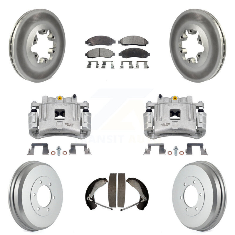 Transit Auto KCG-100400T Disc Brake Kit for 2004-2008 Isuzu i-290, Isuzu i-370, Isuzu i-280 & more - Front and Rear product image
