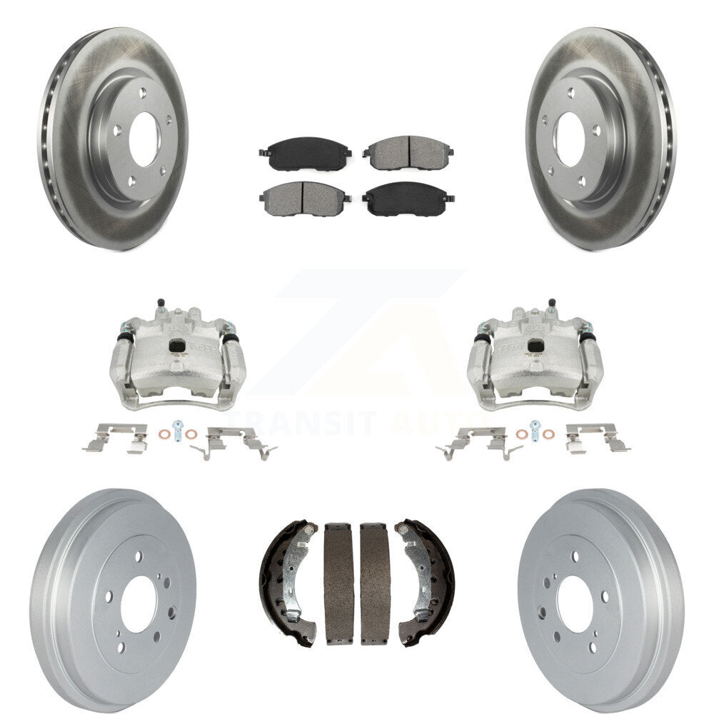 Transit Auto KCG-100401S Disc Brake Kit for 2013-2019 Nissan Sentra - Front and Rear product image