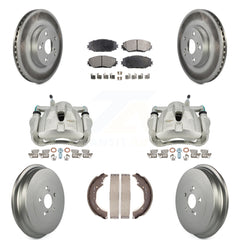 Transit Auto KCG-100401T Disc Brake Kit for 2009-2019 Toyota Corolla - Front and Rear product image