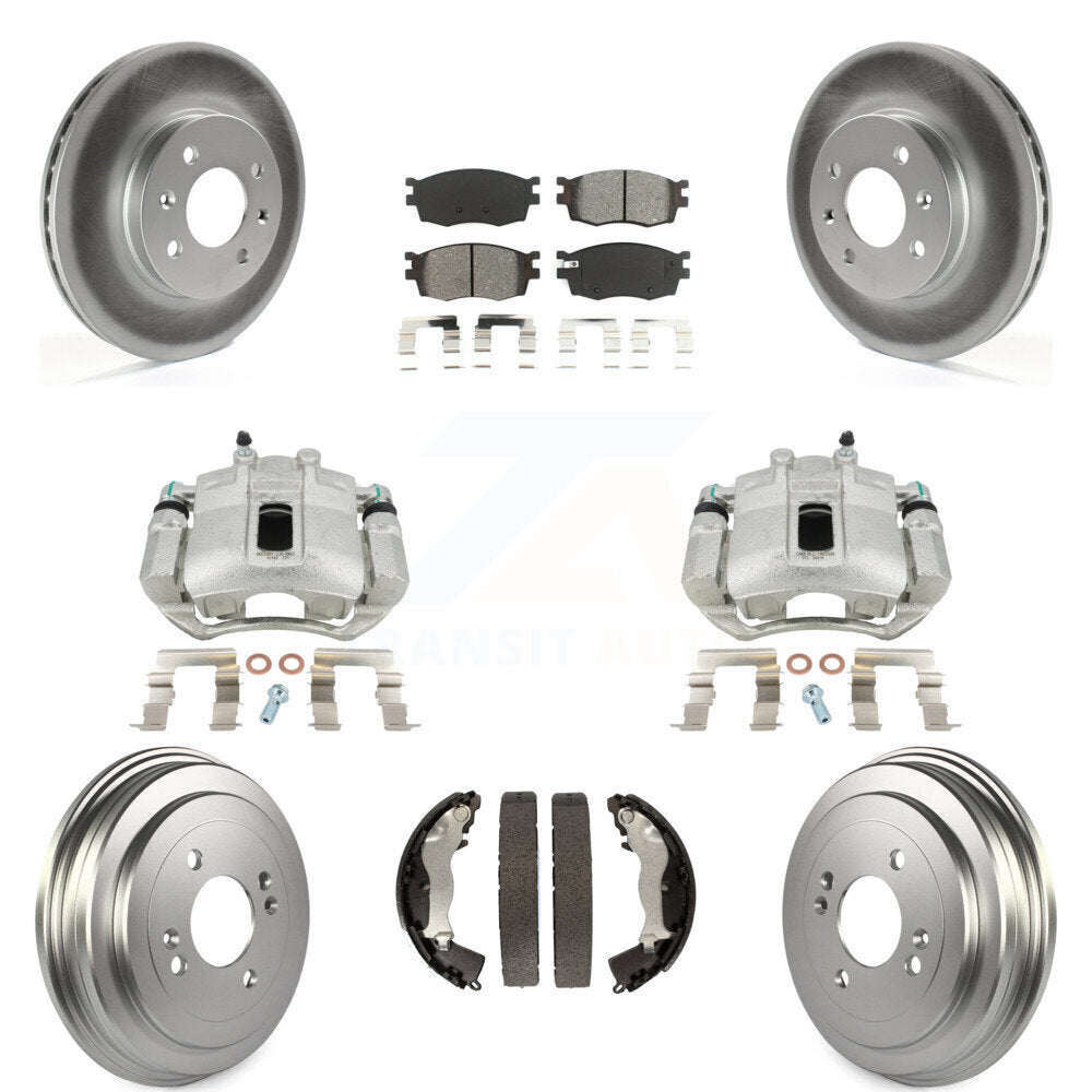 Transit Auto KCG-100402S Disc Brake Kit for 2006-2011 Hyundai Accent, Kia Rio, Kia Rio5 - Front and Rear product image