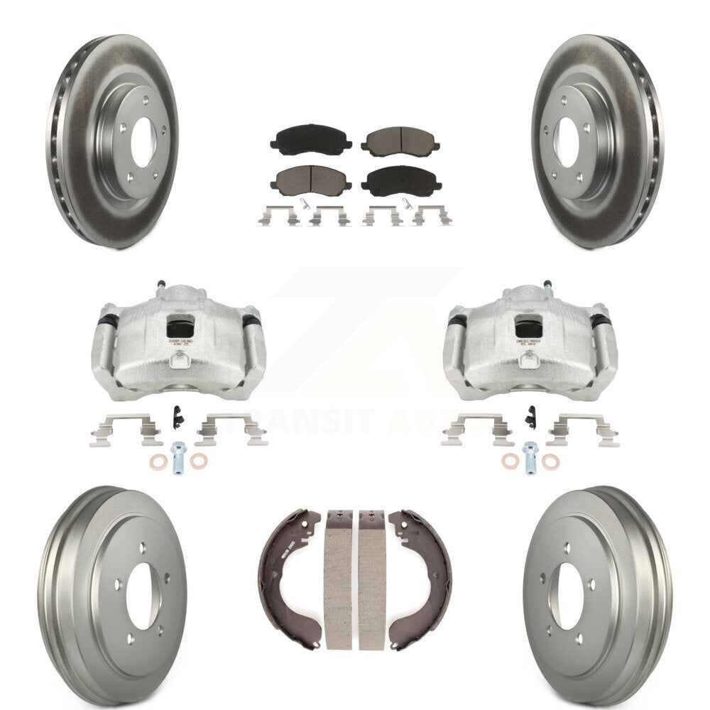 Transit Auto KCG-100403C Disc Brake Kit for 2007-2017 Dodge Caliber, Dodge Avenger, Jeep Compass & more - Front and Rear product image