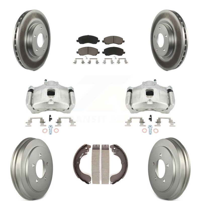 Transit Auto KCG-100403C Disc Brake Kit for 2007-2017 Dodge Caliber, Dodge Avenger, Jeep Compass & more - Front and Rear product image