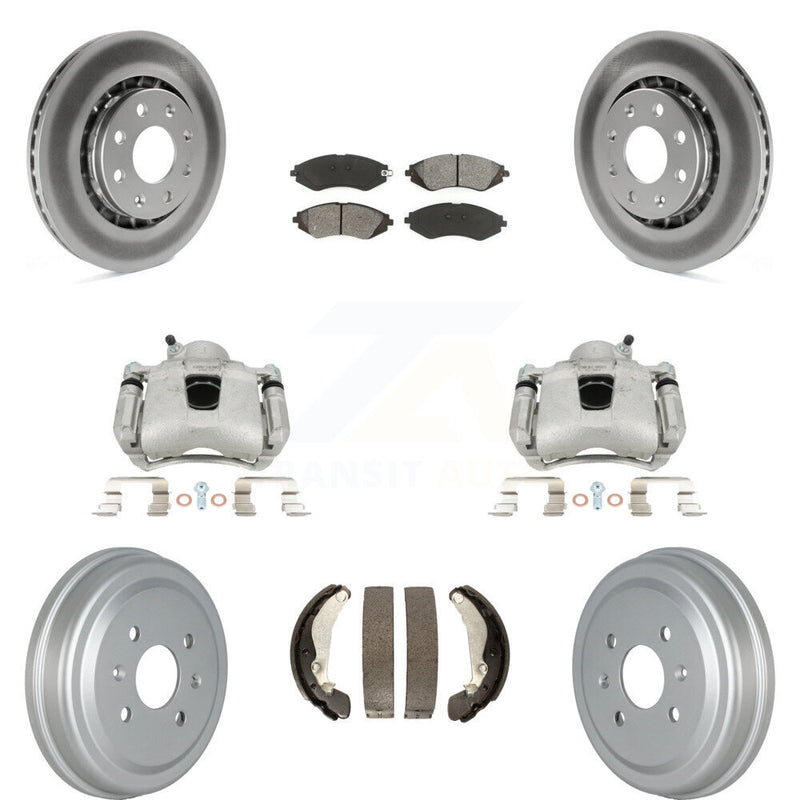 Transit Auto KCG-100403S Disc Brake Kit for 2004-2015 Chevrolet Spark, Pontiac G3, Pontiac G3 Wave & more - Front and Rear product image