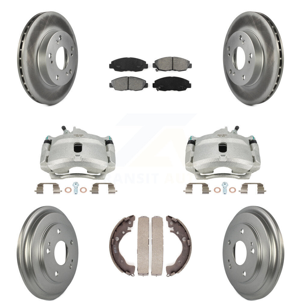 Transit Auto KCG-100404S Disc Brake Kit for 2006-2011 Honda Civic - Front and Rear product image