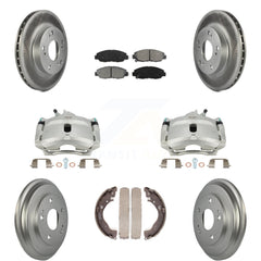 Transit Auto KCG-100404S Disc Brake Kit for 2006-2011 Honda Civic - Front and Rear product image