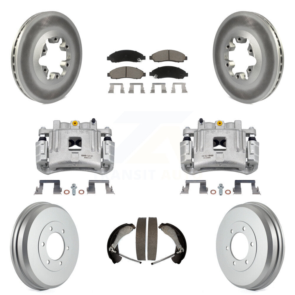 Transit Auto KCG-100405C Disc Brake Kit for 2004-2008 Isuzu i-290, Isuzu i-370, Isuzu i-280 & more - Front and Rear product image