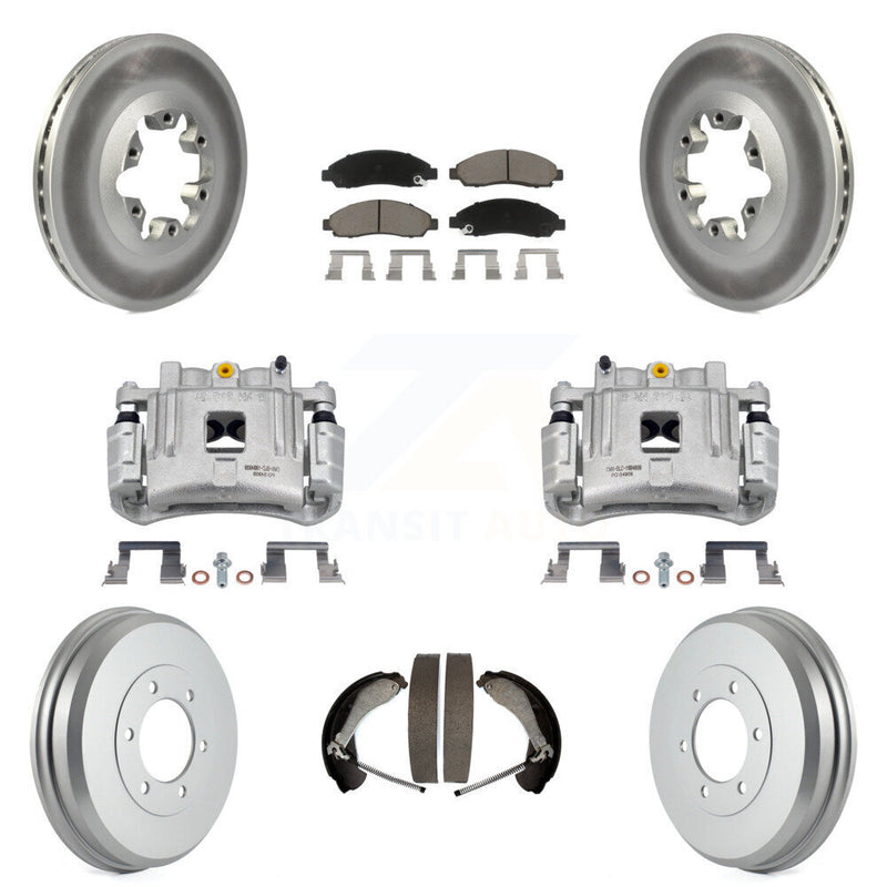 Transit Auto KCG-100405C Disc Brake Kit for 2004-2008 Isuzu i-290, Isuzu i-370, Isuzu i-280 & more - Front and Rear product image
