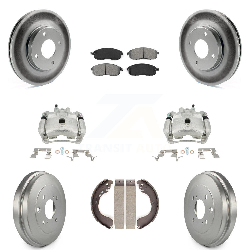 Transit Auto KCG-100406S Disc Brake Kit for 2007-2012 Nissan Sentra - Front and Rear product image