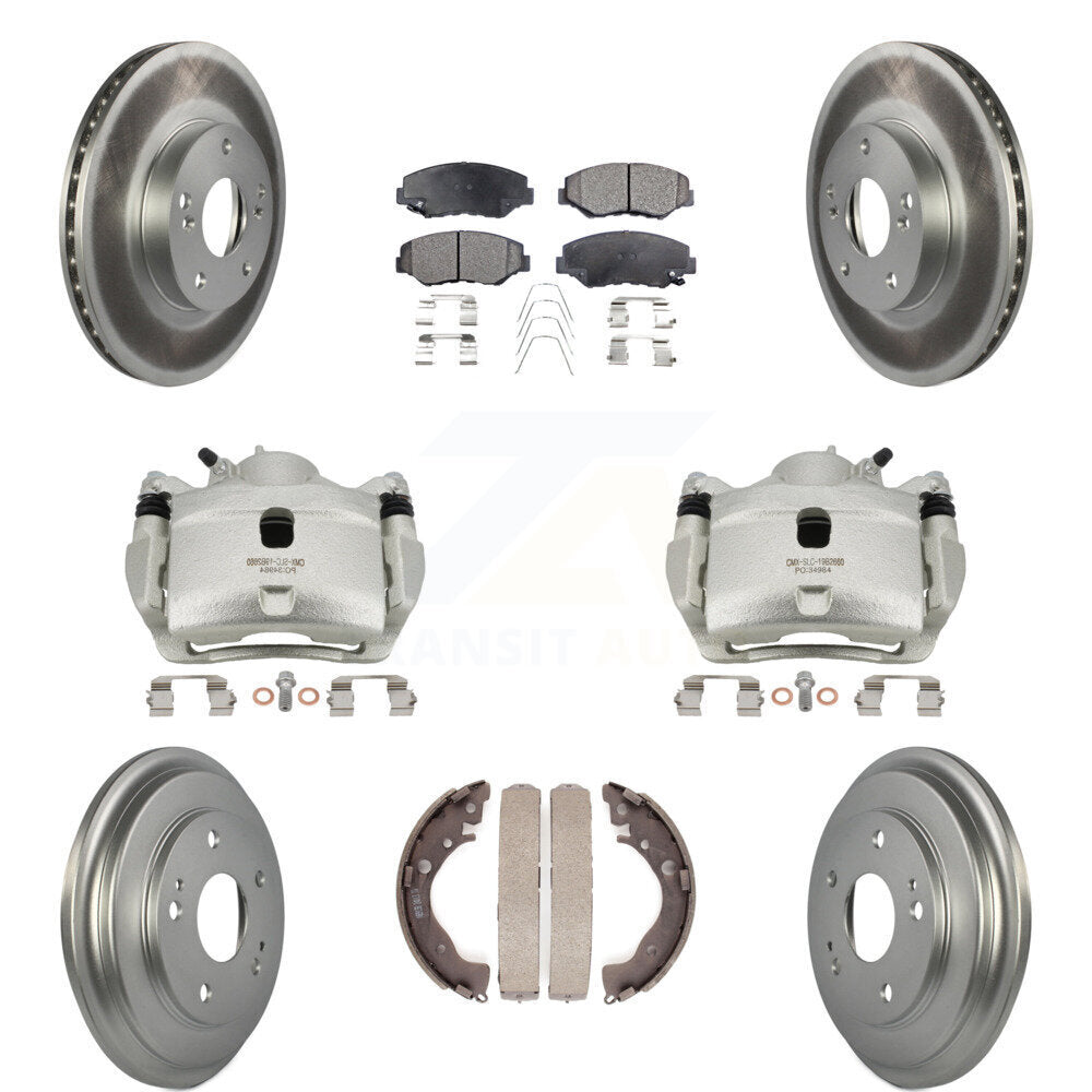 Transit Auto KCG-100406T Disc Brake Kit for 2014-2015 Honda Civic - Front and Rear product image