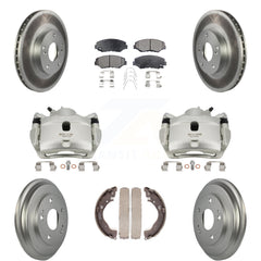 Transit Auto KCG-100406T Disc Brake Kit for 2014-2015 Honda Civic - Front and Rear product image