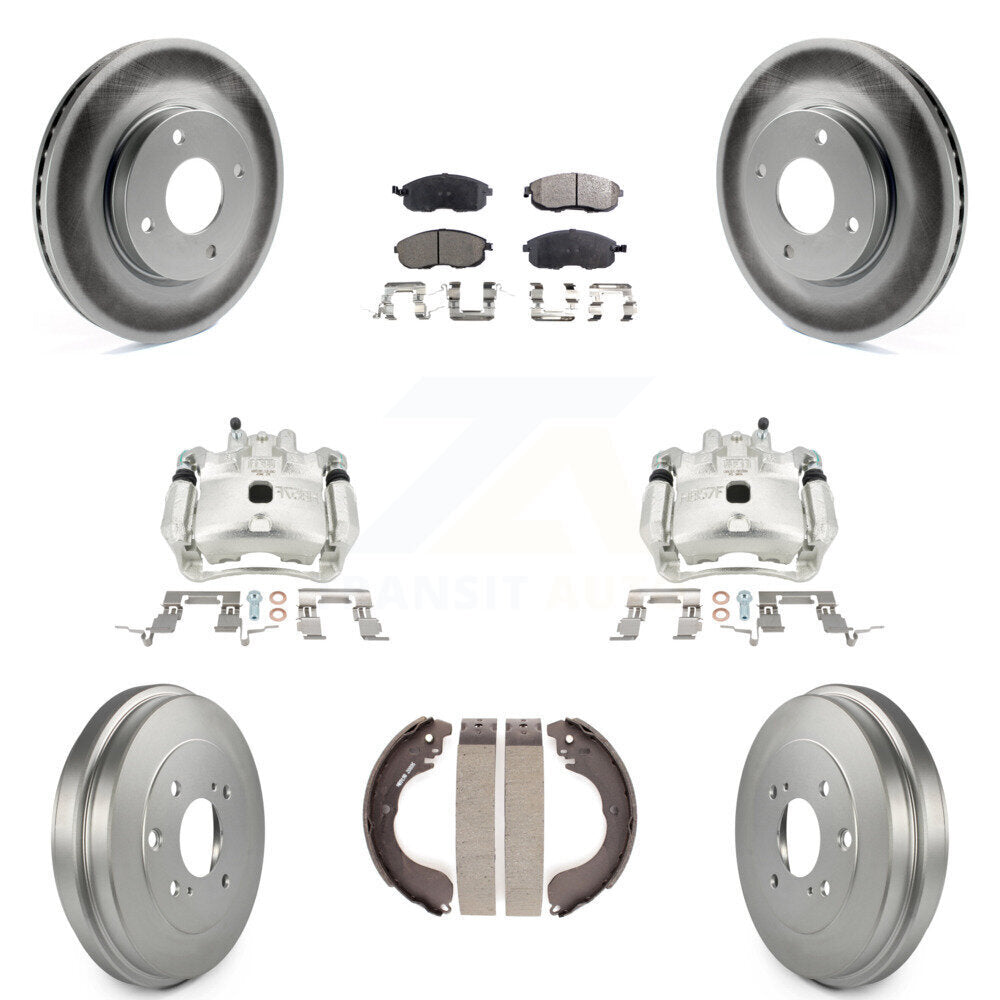 Transit Auto KCG-100407T Disc Brake Kit for 2007-2014 Nissan Cube, Nissan Versa - Front and Rear product image