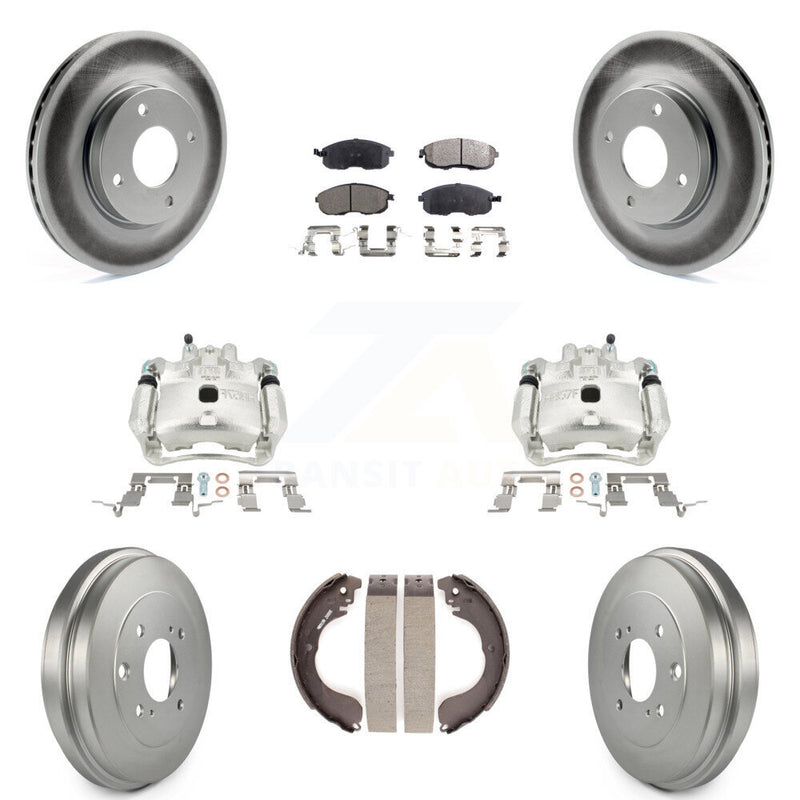 Transit Auto KCG-100407T Disc Brake Kit for 2007-2014 Nissan Cube, Nissan Versa - Front and Rear product image
