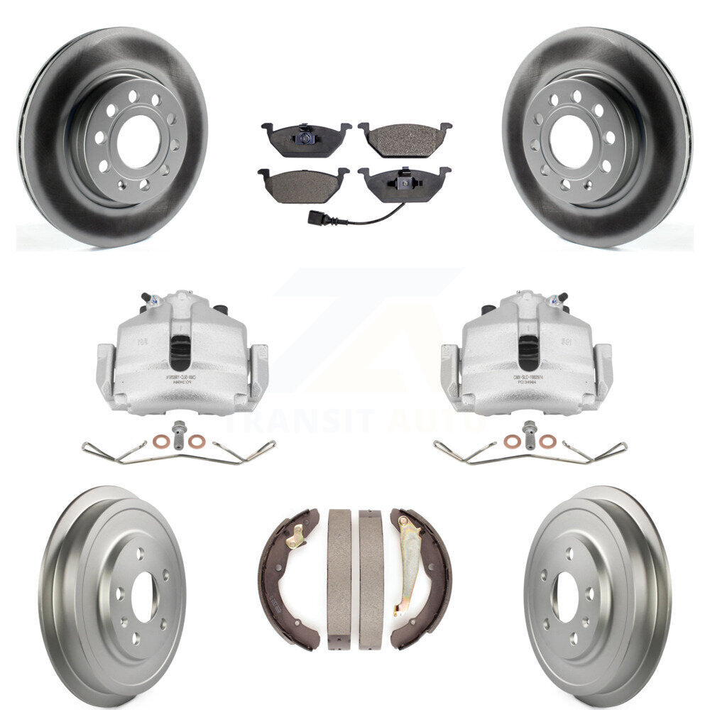 Transit Auto KCG-100410P Disc Brake Kit for 2011-2012 Volkswagen Jetta - Front and Rear product image