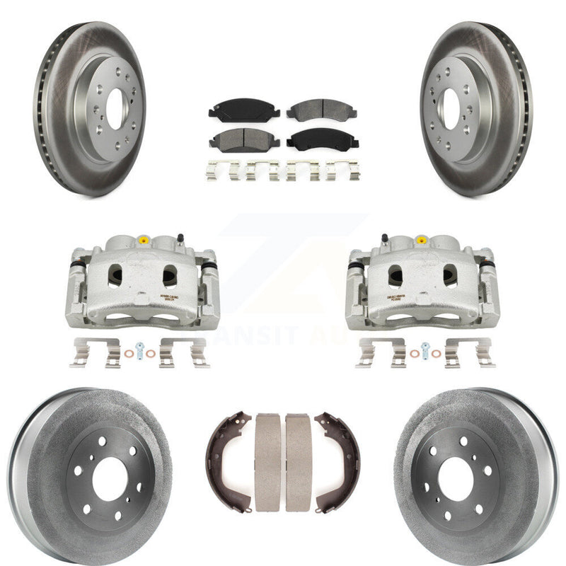 Transit Auto KCG-100411S Disc Brake Kit for 2009-2013 Chevrolet Silverado 1500, GMC Sierra 1500 - Front and Rear product image