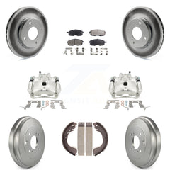 Transit Auto KCG-100412P Disc Brake Kit for 2007-2014 Nissan Cube, Nissan Versa - Front and Rear product image