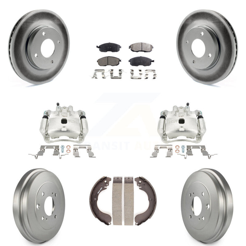 Transit Auto KCG-100412P Disc Brake Kit for 2007-2014 Nissan Cube, Nissan Versa - Front and Rear product image