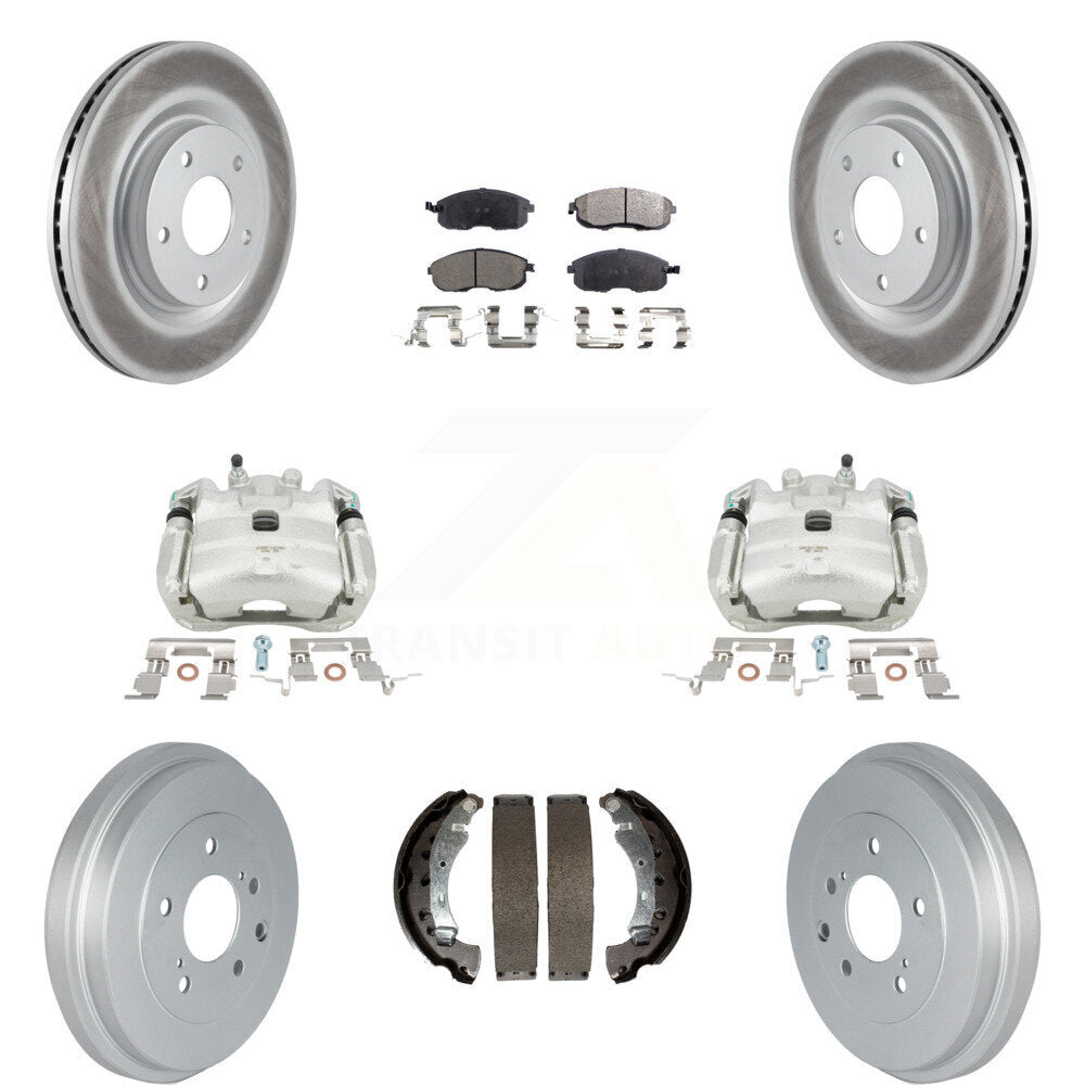 Transit Auto KCG-100412T Disc Brake Kit for 2017-2019 Nissan Sentra - Front and Rear product image