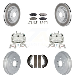 Transit Auto KCG-100412T Disc Brake Kit for 2017-2019 Nissan Sentra - Front and Rear product image