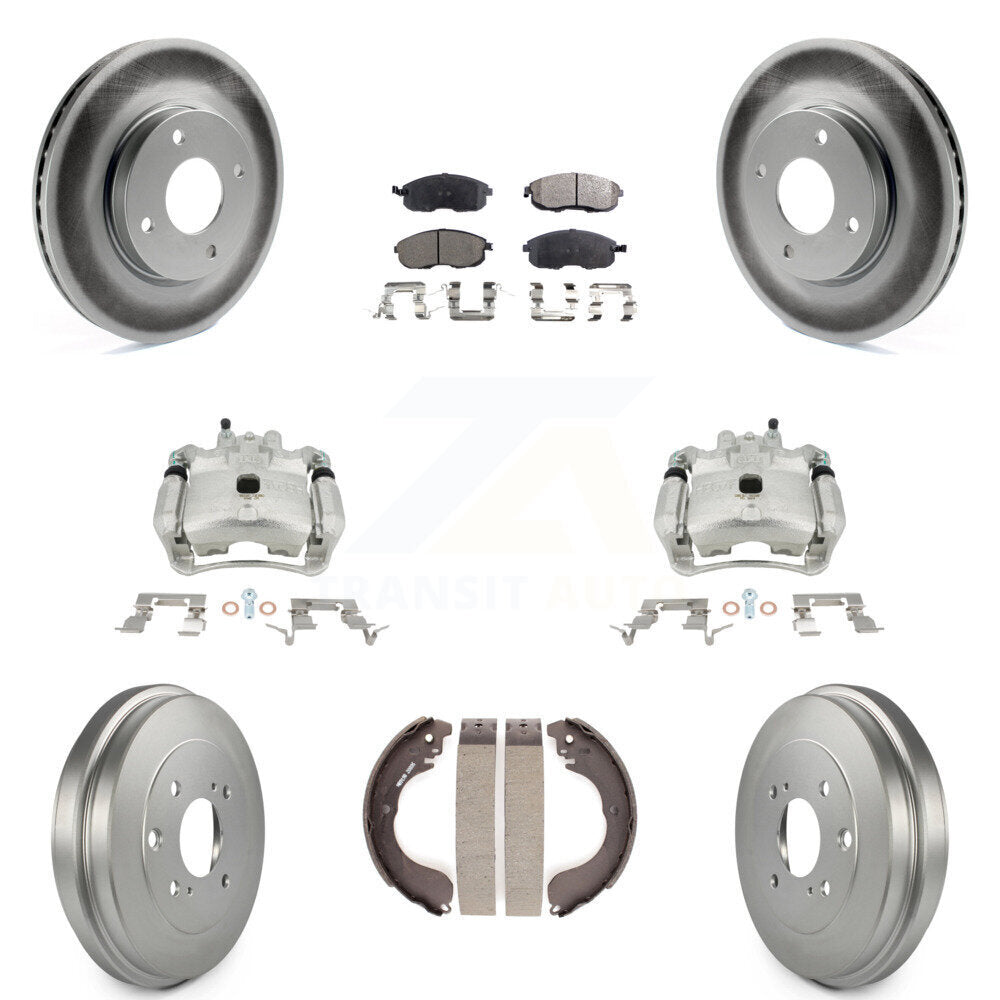 Transit Auto KCG-100413P Disc Brake Kit for 2007-2012 Nissan Sentra - Front and Rear product image