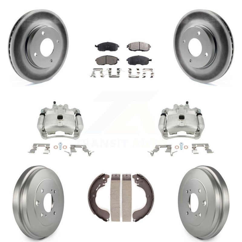 Transit Auto KCG-100413P Disc Brake Kit for 2007-2012 Nissan Sentra - Front and Rear product image