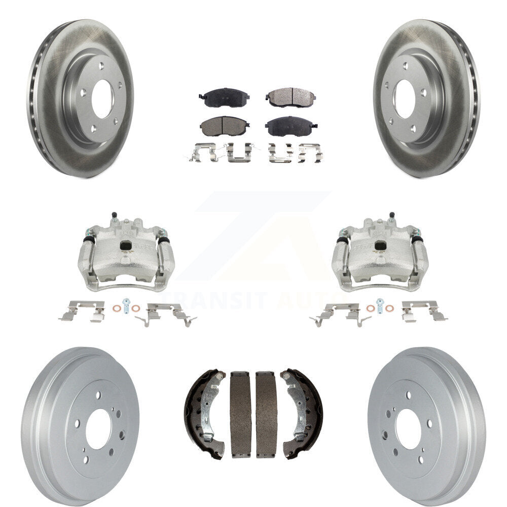 Transit Auto KCG-100413T Disc Brake Kit for 2013-2019 Nissan Sentra - Front and Rear product image