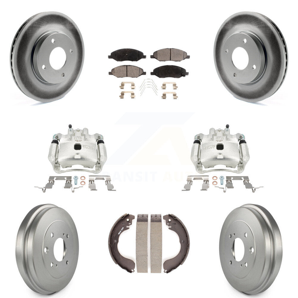 Transit Auto KCG-100414P Disc Brake Kit for 2008 Nissan Versa - Front and Rear product image