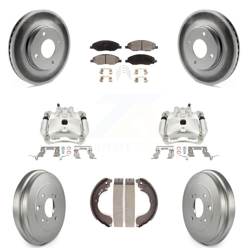 Transit Auto KCG-100414P Disc Brake Kit for 2008 Nissan Versa - Front and Rear product image