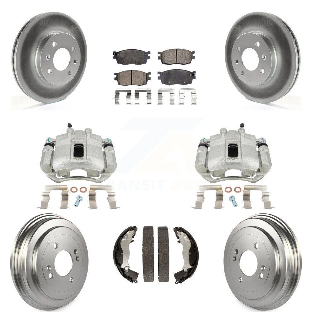 Transit Auto KCG-100414T Disc Brake Kit for 2006-2011 Hyundai Accent, Kia Rio, Kia Rio5 - Front and Rear product image