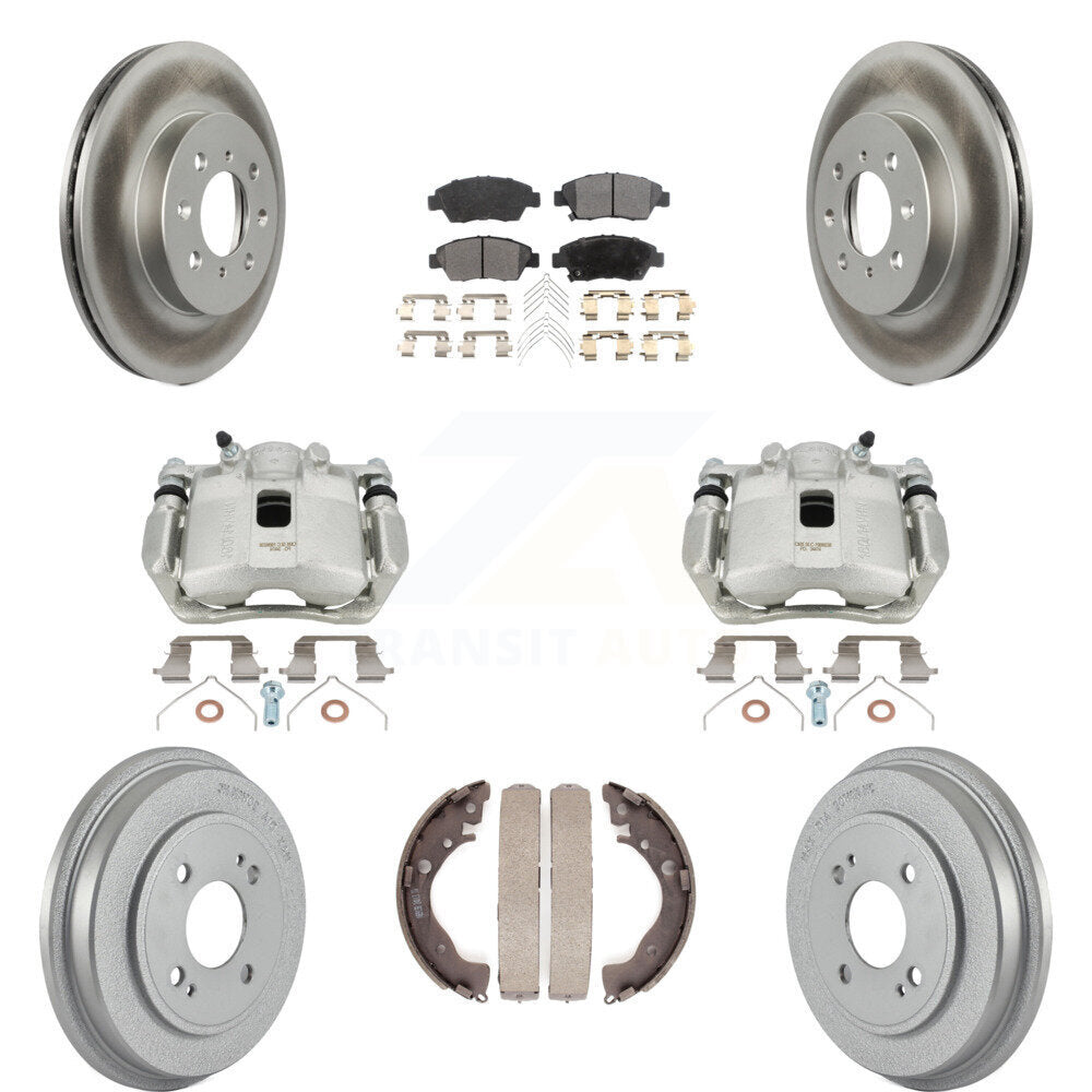 Transit Auto KCG-100415P Disc Brake Kit for 2009-2013 Honda Fit - Front and Rear product image