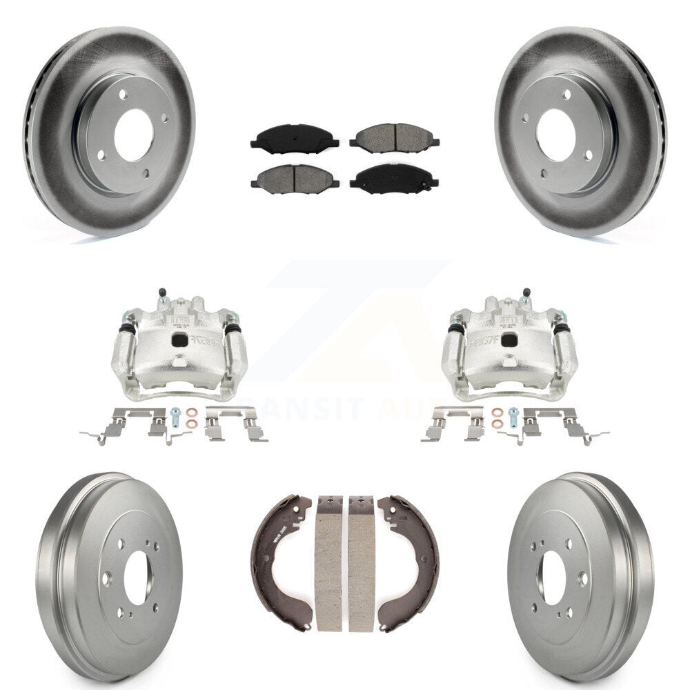 Transit Auto KCG-100415S Disc Brake Kit for 2008 Nissan Versa - Front and Rear product image