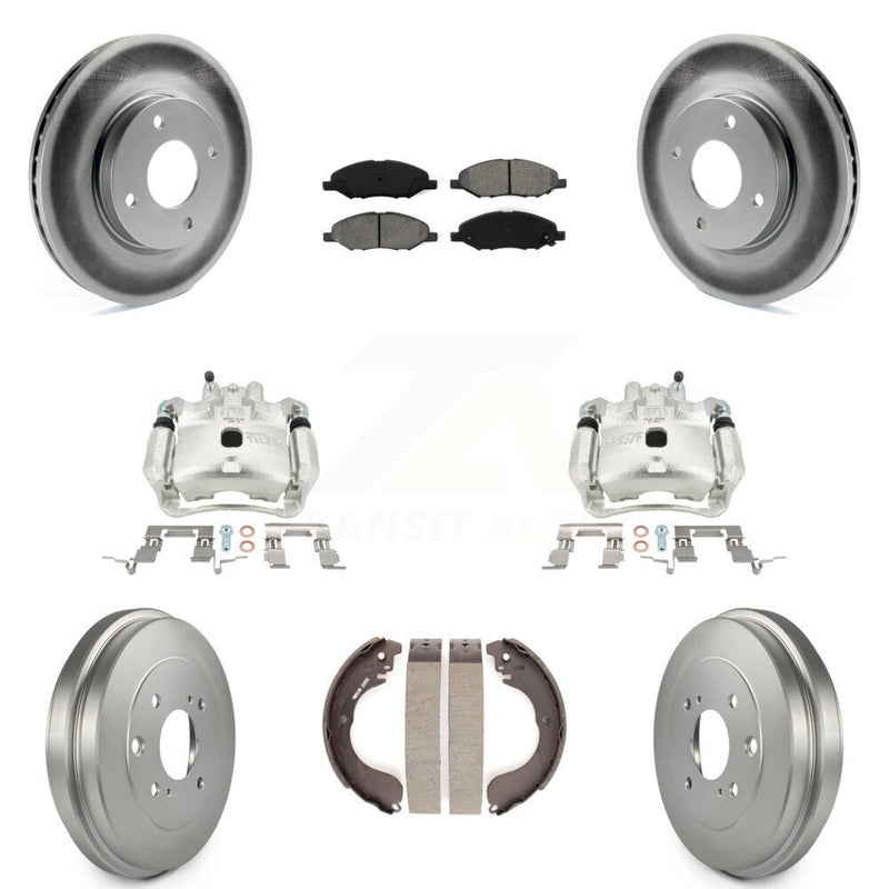 Transit Auto KCG-100415S Disc Brake Kit for 2008 Nissan Versa - Front and Rear product image