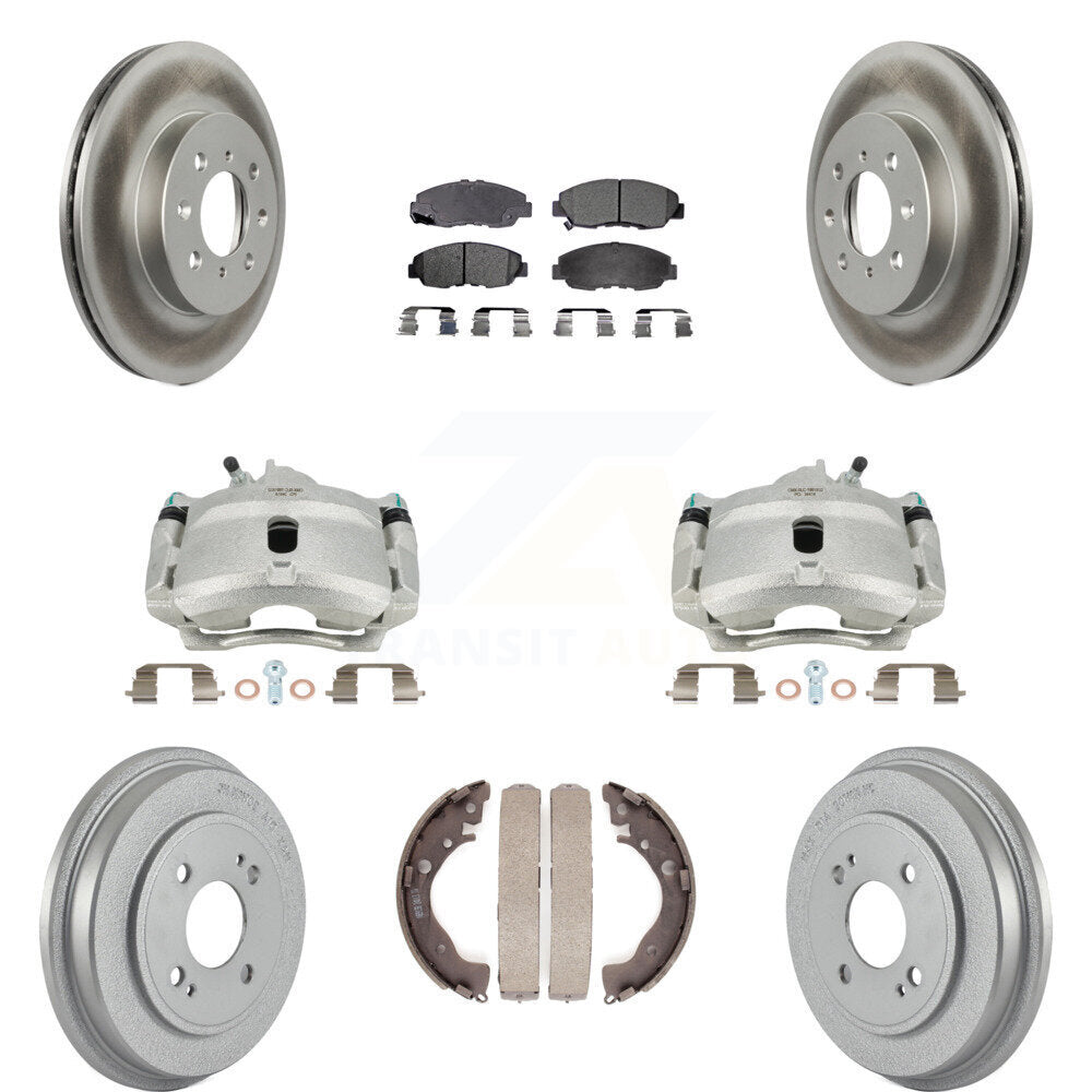 Transit Auto KCG-100416P Disc Brake Kit for 2010-2014 Honda Insight - Front and Rear product image