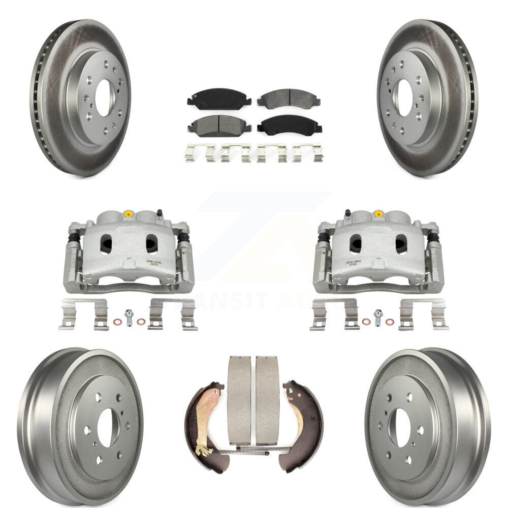 Transit Auto KCG-100416S Disc Brake Kit for 2005-2007 Chevrolet Silverado 1500 Classic, GMC Sierra 1500 Classic, Chevrolet Silverado 1500 & more - Front and Rear product image