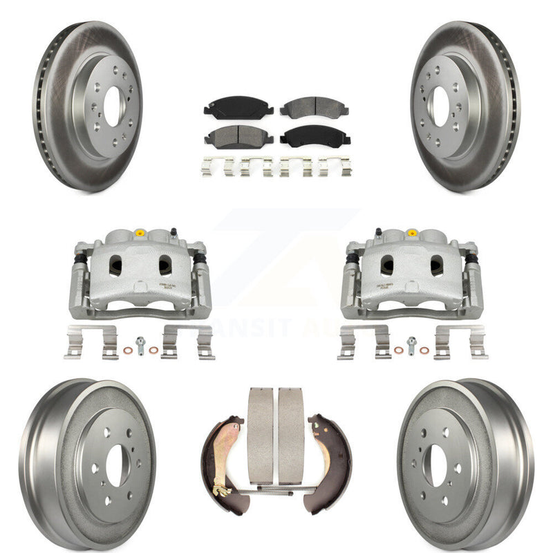 Transit Auto KCG-100416S Disc Brake Kit for 2005-2007 Chevrolet Silverado 1500 Classic, GMC Sierra 1500 Classic, Chevrolet Silverado 1500 & more - Front and Rear product image