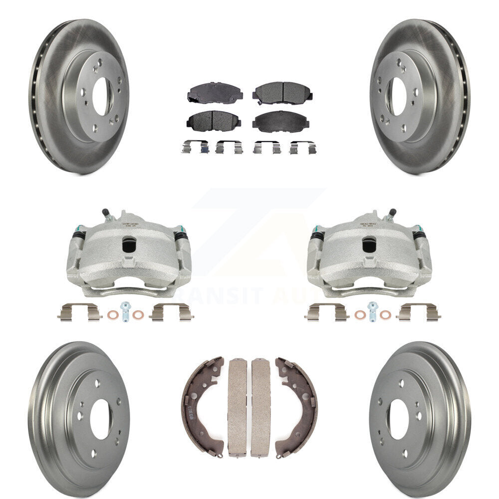 Transit Auto KCG-100416T Disc Brake Kit for 2006-2011 Honda Civic - Front and Rear product image