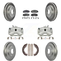 Transit Auto KCG-100416T Disc Brake Kit for 2006-2011 Honda Civic - Front and Rear product image