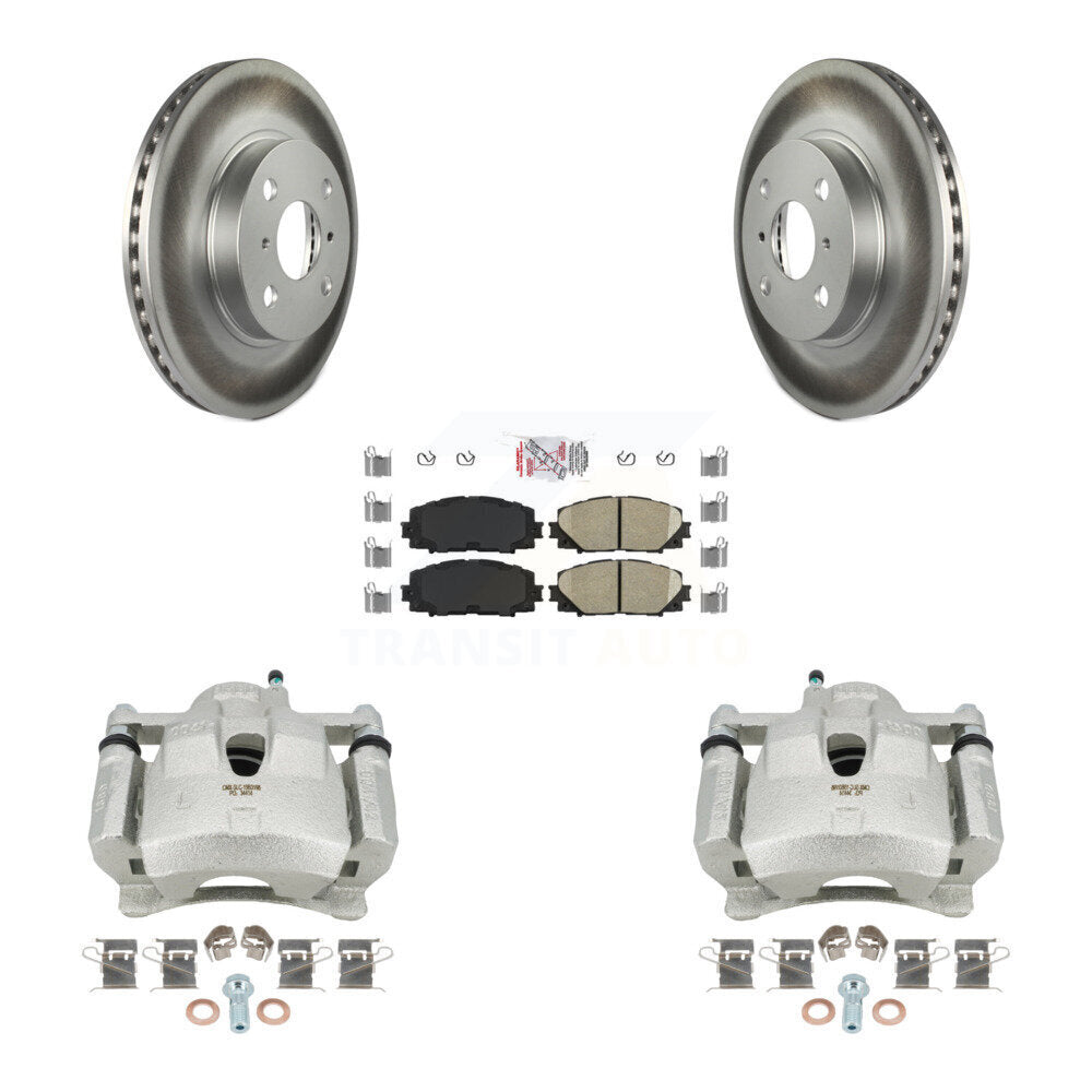 Transit Auto KCG-100417N Disc Brake Kit for 2006-2018 Toyota Yaris - Front product image