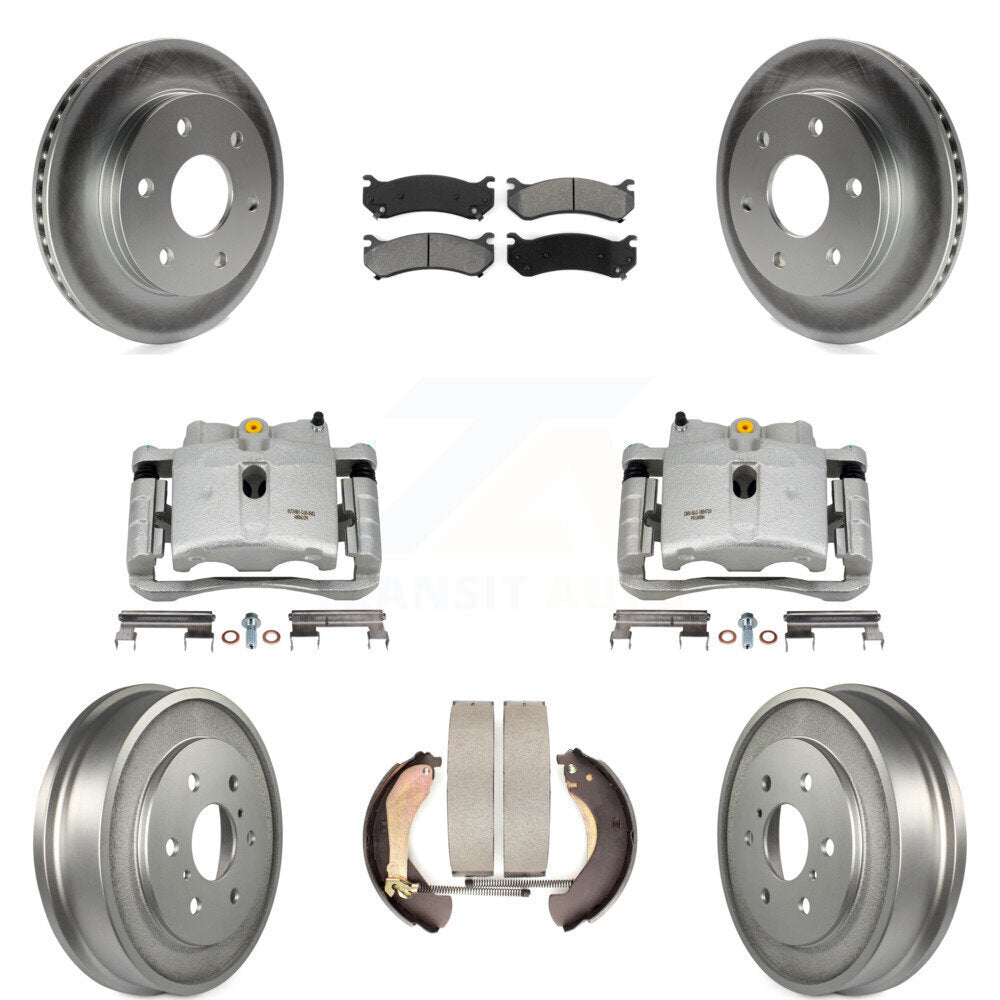 Transit Auto KCG-100417S Disc Brake Kit for 2005-2007 Chevrolet Silverado 1500 Classic, GMC Sierra 1500 Classic, Chevrolet Silverado 1500 & more - Front and Rear product image