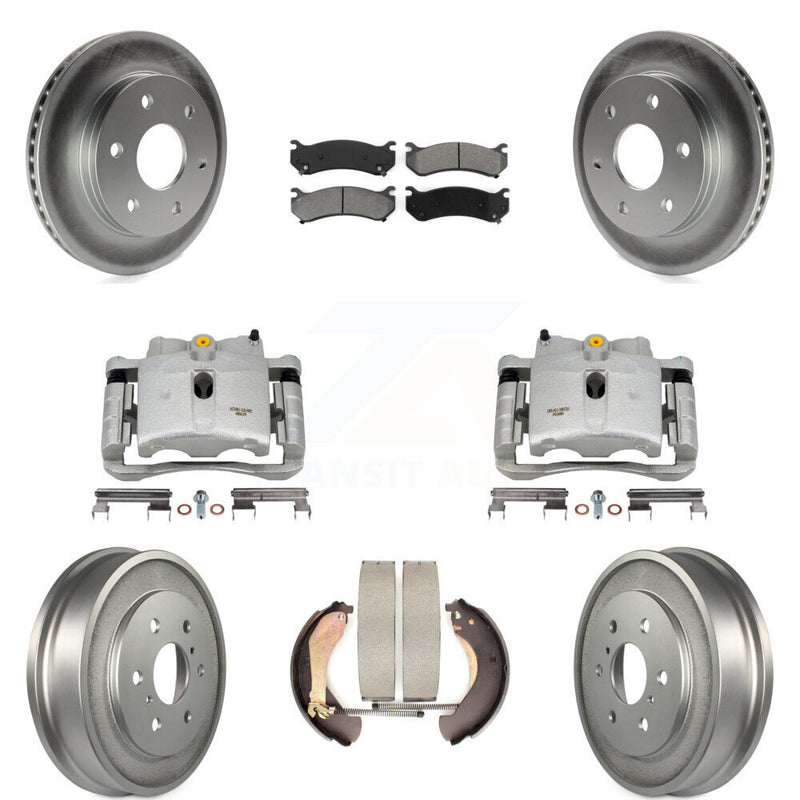 Transit Auto KCG-100417S Disc Brake Kit for 2005-2007 Chevrolet Silverado 1500 Classic, GMC Sierra 1500 Classic, Chevrolet Silverado 1500 & more - Front and Rear product image