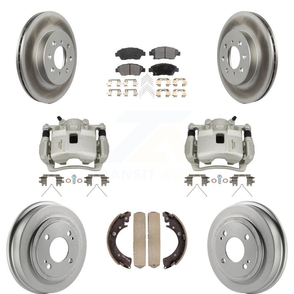 Transit Auto KCG-100417T Disc Brake Kit for 2007-2008 Honda Fit - Front and Rear product image