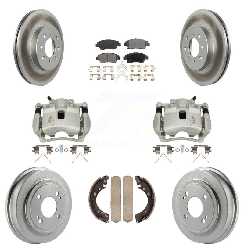Transit Auto KCG-100417T Disc Brake Kit for 2007-2008 Honda Fit - Front and Rear product image